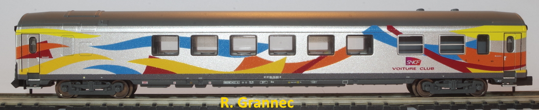 Set 3 Voitures SNCF Croisière - MiniTrix 18210 - Échelle N - Époque IV