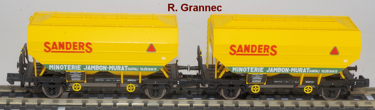 Coffret REE De Wagons Céréaliers SNCF échelle N – Époque 4 – Analogique