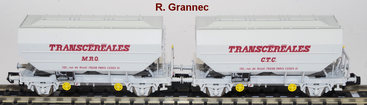 Coffret REE De Wagons Céréaliers SNCF échelle N – Époque 4 – Analogique