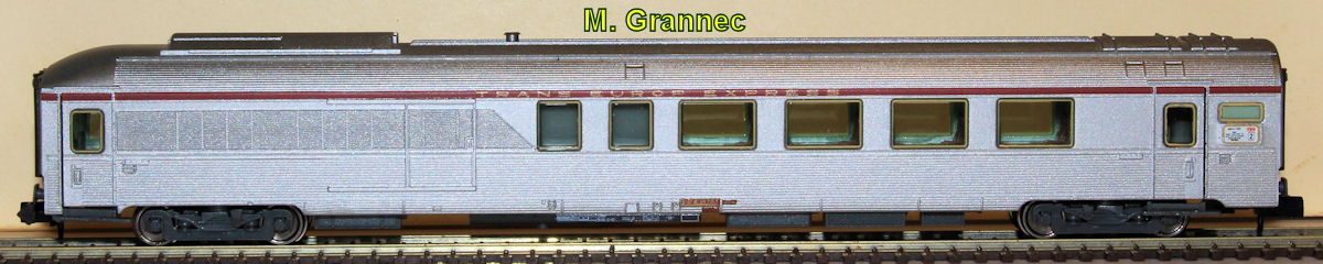Arnold HN4445 Voiture voyageurs TEE, Paris - Ruhr, A8u, SNCF, échelle N