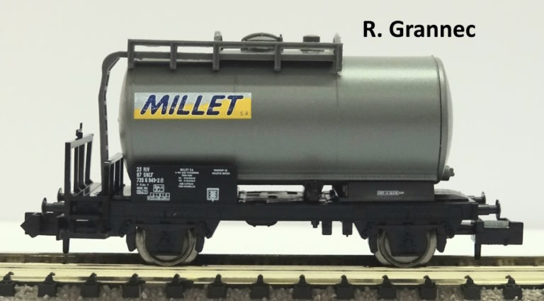 LS MODELS 60136 Set 3x SNCF 4achs Kesselwag Uas MILLET weiß/orange Ep4-5 NEU+OVP EUR 109,95 - DE
